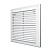 Решетка вентиляционная неразьемная наклон. жалюзи с москитной сеткой 175*240мм арт.Э1724Н