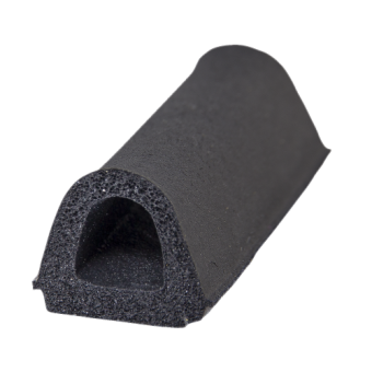 Уплотнитель Sila Pro D50  21*15мм  самоклеящийся черный 1м