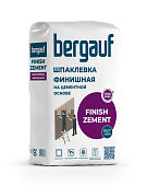 Шпаклевка белая цементная Bergauf Finish Zement, 20 кг