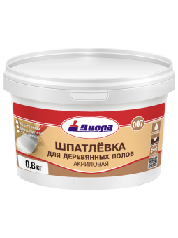 Шпатлевка  для деревянных полов акриловая Диола-007, 3 кг