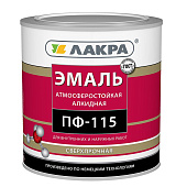Эмаль ПФ-115 Лакра чёрный 2,8кг Л-С
