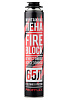 Пена монтажная проф FIREBLOCK противопожарная 65л 850мл всесезонная -18°С