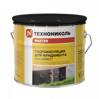 Мастика битумная для фундамента AquaMast  3кг