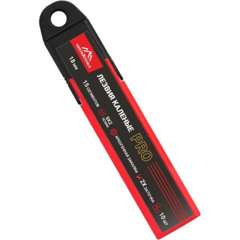Лезвия сегментированные 18 мм каленые SK2 VERTEXTOOLS 0028-18-2