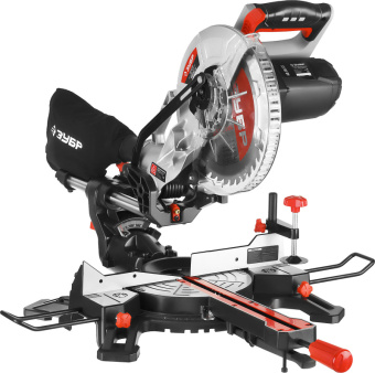 Пила торцовочная 1800 Вт 5000 об/мин Зубр МАСТЕР ЗПТ-255-1800 ПЛ