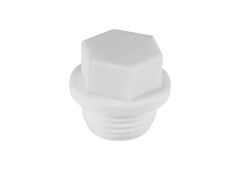 Заглушка полипропиленовая резьбовая НР 1/2" Valfex