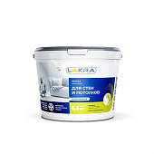 Краска акриловая для стен и потолков Лакра белоснежная 6,5кг