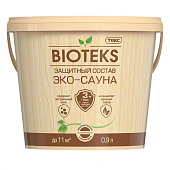 Защитный Cостав Эко-Сауна BIOTEKS AD п/мат 0,9л (18шт)