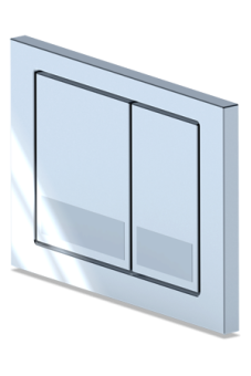 Кнопка смыва глянец хром WР1210 (Ани Пласт Россия)