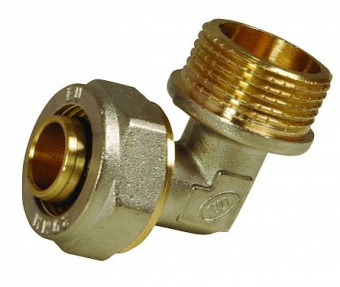 Угольник обжимной 26x1" НР (5/50)