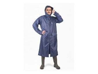 Плащ- дождевик ПВХ Тайфун р 56-58 рост 170-176 синий