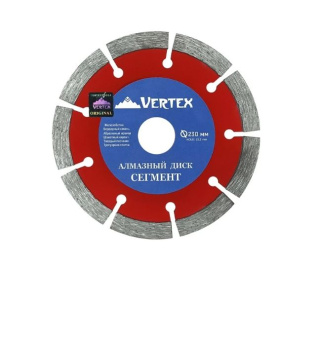 Диск алмазный сегментный 230 мм VERTEXTOOLS