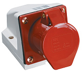 Розетка стационарная 115 3Р+РЕ+N 16А 380В IP44 ИЭК (упак.60/10)