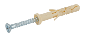 Дюбель-гвоздь гриб 8x 80, нейлон (50шт) //КМП