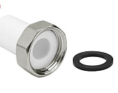 Штуцер для присоединения счетчика воды 20х3/4 Valfex