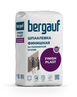 Финишная полимерная шпаклевка Bergauf Finish Plast, 20 кг Финишная полимерная шпаклевка Bergauf Finish Plast, 20 кг