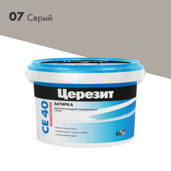 Затирка для швов Церезит СЕ 40 серая, 2 кг