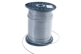 Трос  в оплетке ПВХ  М1/2 (250 м).