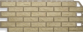 Фасадная панель Кирпич жёлтый 1,14*0,48м