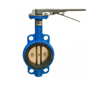 Затвор дисковый поворотный ручной  Д80 PN16 (чугун)