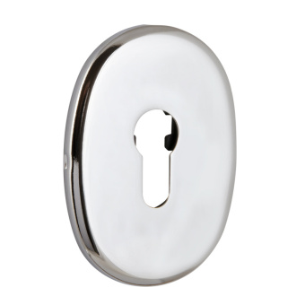 Декоративная накладка под цилиндр ESC 473 eco CP хром//FUARO