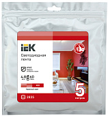 Лента светодиодная 5м LSR-2835R60-4,8-IP65-12В IEK