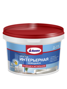 Краска ВД  Диола-215 акриловая моющаяся интерьерная 14кг
