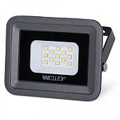 Прожектор светодиодный 10Вт 5500К WFL-10W/06 SMD черный IP65 WOLTA