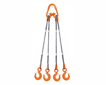 Строп 4СК-3,20 т L=2,00 м Звено РТ-3 с кч din 1,5 т опрессовка Magnus-Profi