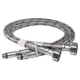 Подводка гибкая для смесителя  М10*18-35-1/2"  50 см (2 шт.)