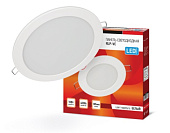 Панель светодиодная встраиваемая круглая 18Вт 4000К 1440Лм 185 мм RLP-VC белая IP40 IN HOME