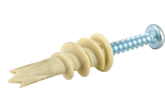 Анкер (дюбель) винтовой с шурупом (100 шт.) //КМП