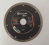 Диск алмазный сплошной CUTOP Profi МИЛЛИМЕТР 125*1.0*22,2 мм 6.5 мм
