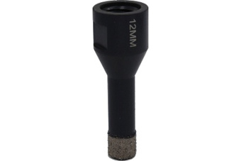 Коронка 12 мм под УШМ керамогранит гранит Super Hard Hilberg