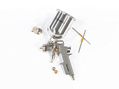 Краскораспылитель пневмо с верхним бачком V=0.6л + сопла диаметром 1,2 и 1,5 и 1,8 мм MATRIX