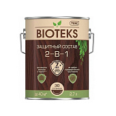 Защитный Состав 2-в-1 ТЕКС BIOTEKS Лесной каштан 2,7 л