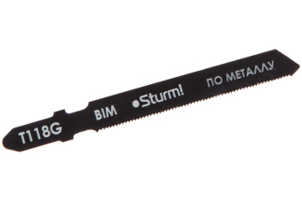 Пилки для лобзика Sturm для тонких цветных металло T118G 5 штук
