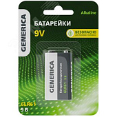 Элемент питания Alkaline 6LR61 9V BL1 GENERICA (крона)