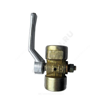 Кран д/манометра 3/ход G1/2" М20х1,5 11б18бк рыч без фланца