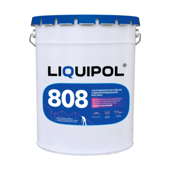 Мастика стойкая гидроизоляционная LIQUIPOL 808 20кг