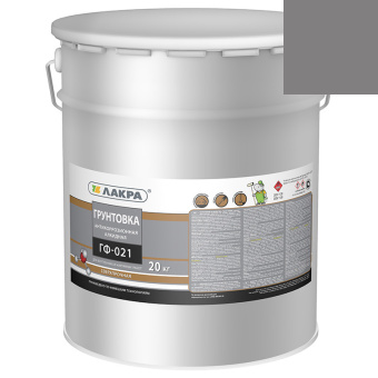 Грунт ГФ-021 Лакра серый 20 кг