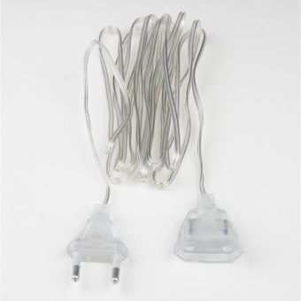 Удлинитель д/подключения гирлянд 2м., прозр.провод 10W UCX-Y25/10W-200 CLEAR  Uniel