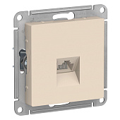 Механизм Розетки компьют. RJ45 кат. 5Е бежевый ATLASDESIGN