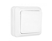 Выключатель ОП 1кл. 7021-W BOLLETO белый ASD (упак.200/10)