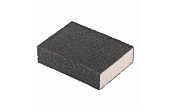 Губка для шлифования 100*70*25 мм средняя жестrjcnm 3 штуки Р60/80 Р80/100 Р 80/120 MATRIX