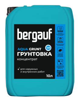 Грунтовка-концентрат универсальная Bergauf Aqua Grunt 10 л