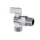Кран  шаровой угловой 1/2" н/н "Valogin" (22)