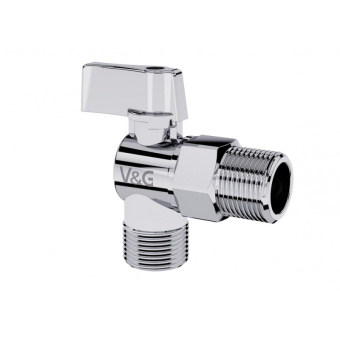 Кран  шаровой угловой 1/2" н/н "Valogin" (22)