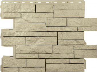 Фасадная панель Камень Шотландия песчаный 0,68*0,56м