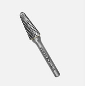 Борфреза по металлу VERTEXTOOLS твердосплавная, коническая закругленная, тип L, 12 мм